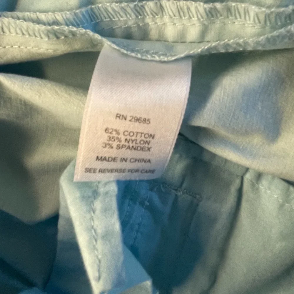 Pendleton Light Blue, Straight Leg Pants with Back Flap Pockets, Size‎ 14